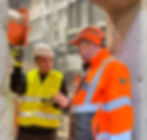 Nathanael Laier (WeSort.AI) and Christian Peña-Seeling (Korn Recycling).